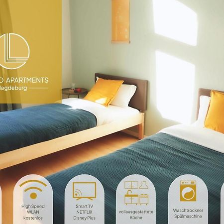 Luvono Apartments - 2 Schlafzimmer / Netflix / Disney+ Magdebourg Extérieur photo